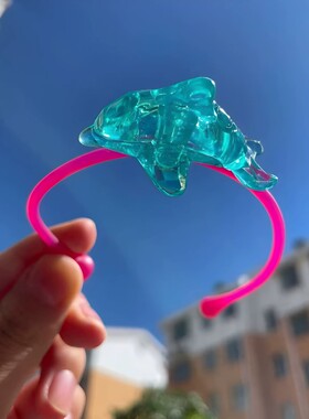 健达奇趣蛋小海豚手环海洋系列美人鱼手链梦幻感首饰童年回忆玩具
