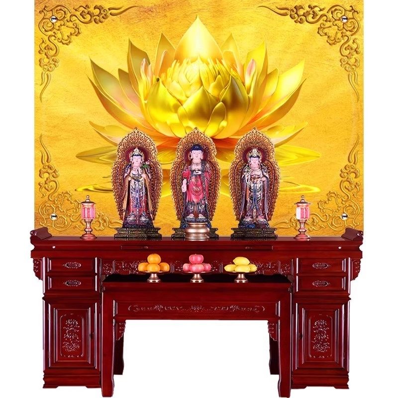 佛堂背景墙画金色祥云壁纸莲花墙纸寺庙祠堂吊顶贴纸吉祥八宝壁画,淘宝优惠券,粉丝福利购,淘宝优惠卷