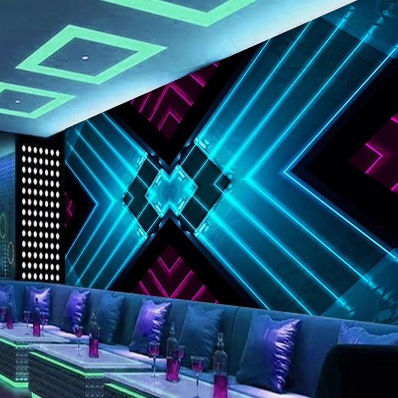 3D立体科技感发光墙布ktv包厢背景壁纸科幻电竞酒店墙纸网咖壁画,淘宝优惠券,粉丝福利购,淘宝优惠卷