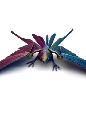 3D七彩小飞鸟打印燕子翅膀关节