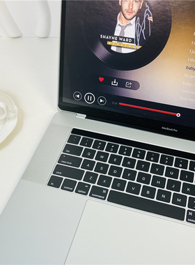 15寸电脑模型仿真假笔记本苹果 / 样板间摆设书房摆件/摄影道具