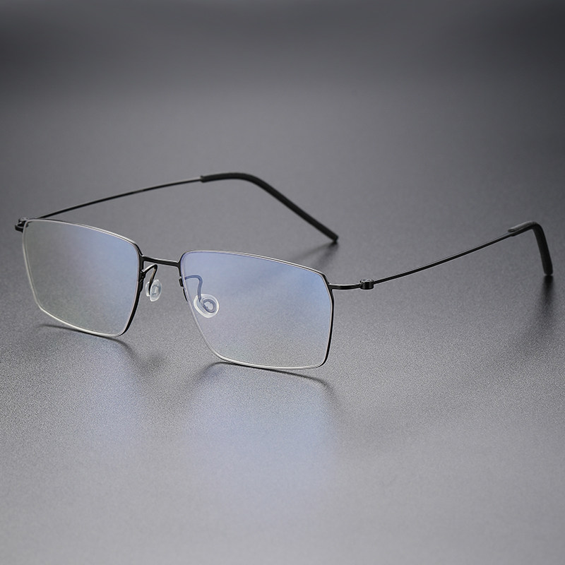 木川纯钛商务近视方框眼镜架防蓝光辐射专业网上可配散光度数男款,淘宝优惠券,粉丝福利购,淘宝优惠卷