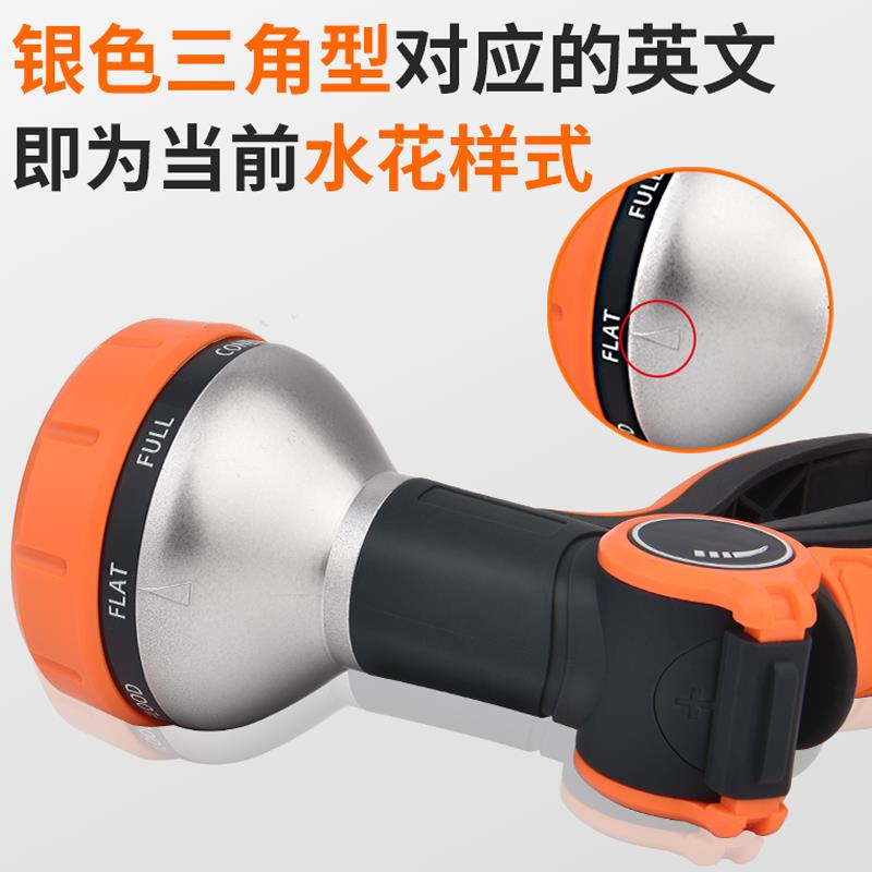 浇花洒水喷头水枪浇菜神器花园浇水喷枪花洒淋菜洒水器淋花撒水 - 图1