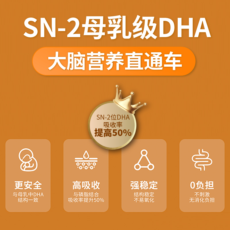 NYO3藻油dha孕妇哺乳期孕期儿童青少年高含量sn-2母乳级非鱼油-图2