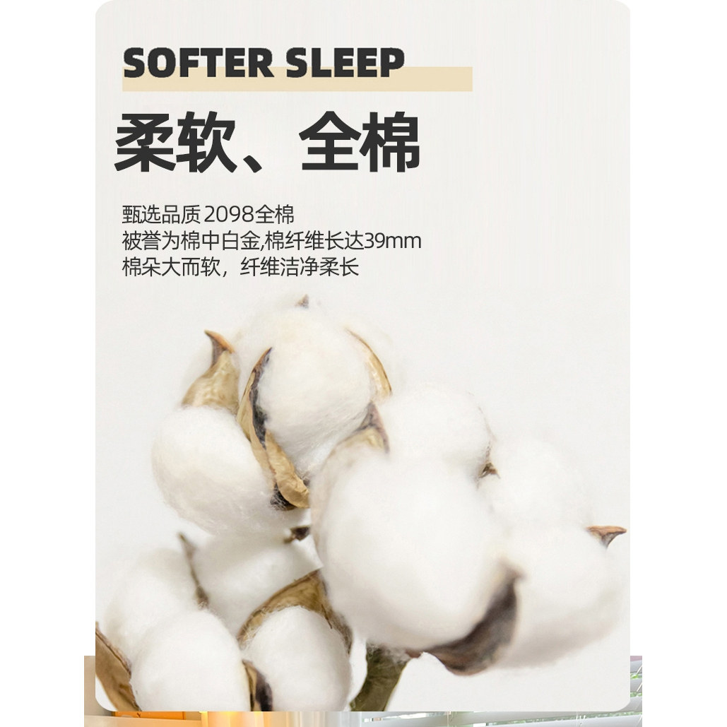 罗兰家纺高端2025新款全棉四件套春秋季纯棉加厚被套床单床上用品