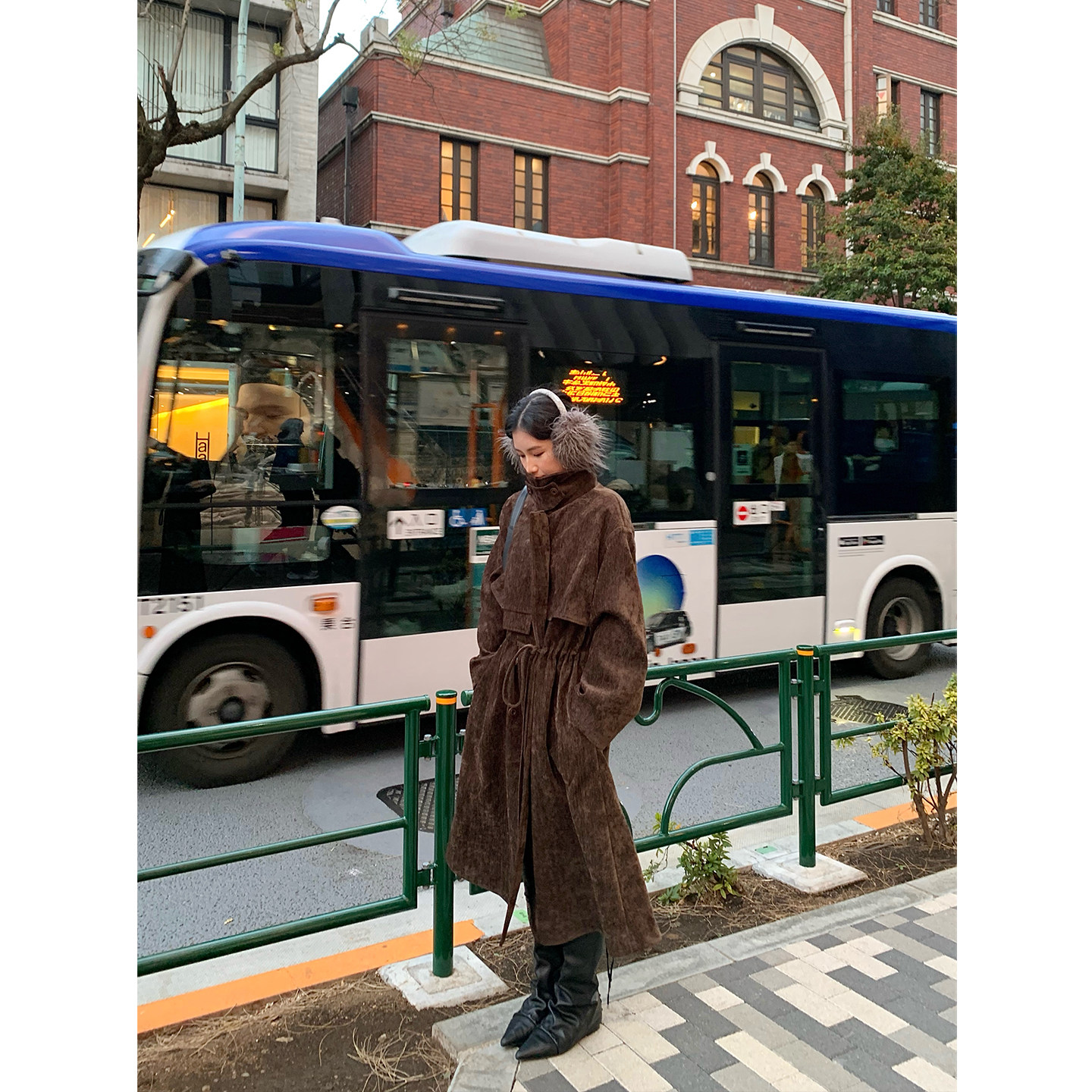 DaqianwithU 复古vintage绒感风衣女立领肌理感加厚大衣秋冬外套,淘宝优惠券,粉丝福利购,淘宝优惠卷