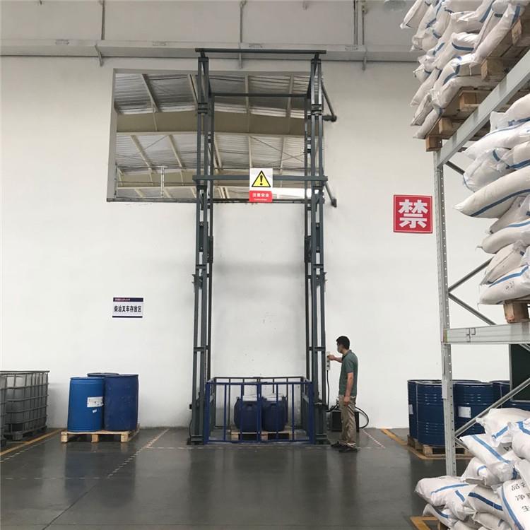 升降机货梯液压导轨式升降平台二层四层货物提升机上下楼 - 图0
