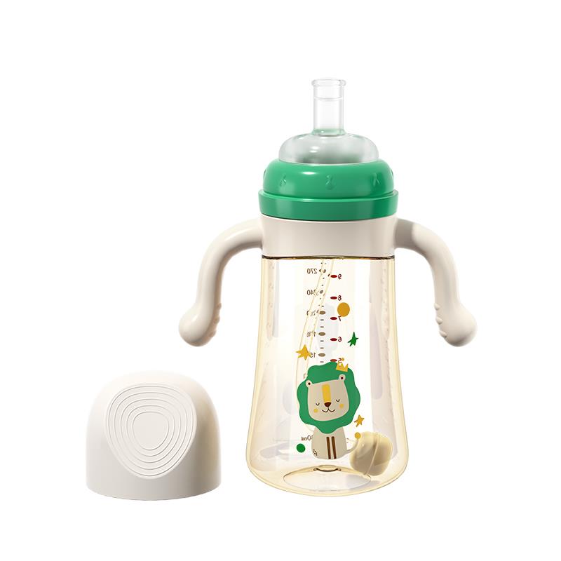 婴儿童吸管杯喝奶瓶宝宝1岁以上-2-3岁喝水耐摔6个月宽口径防胀气
