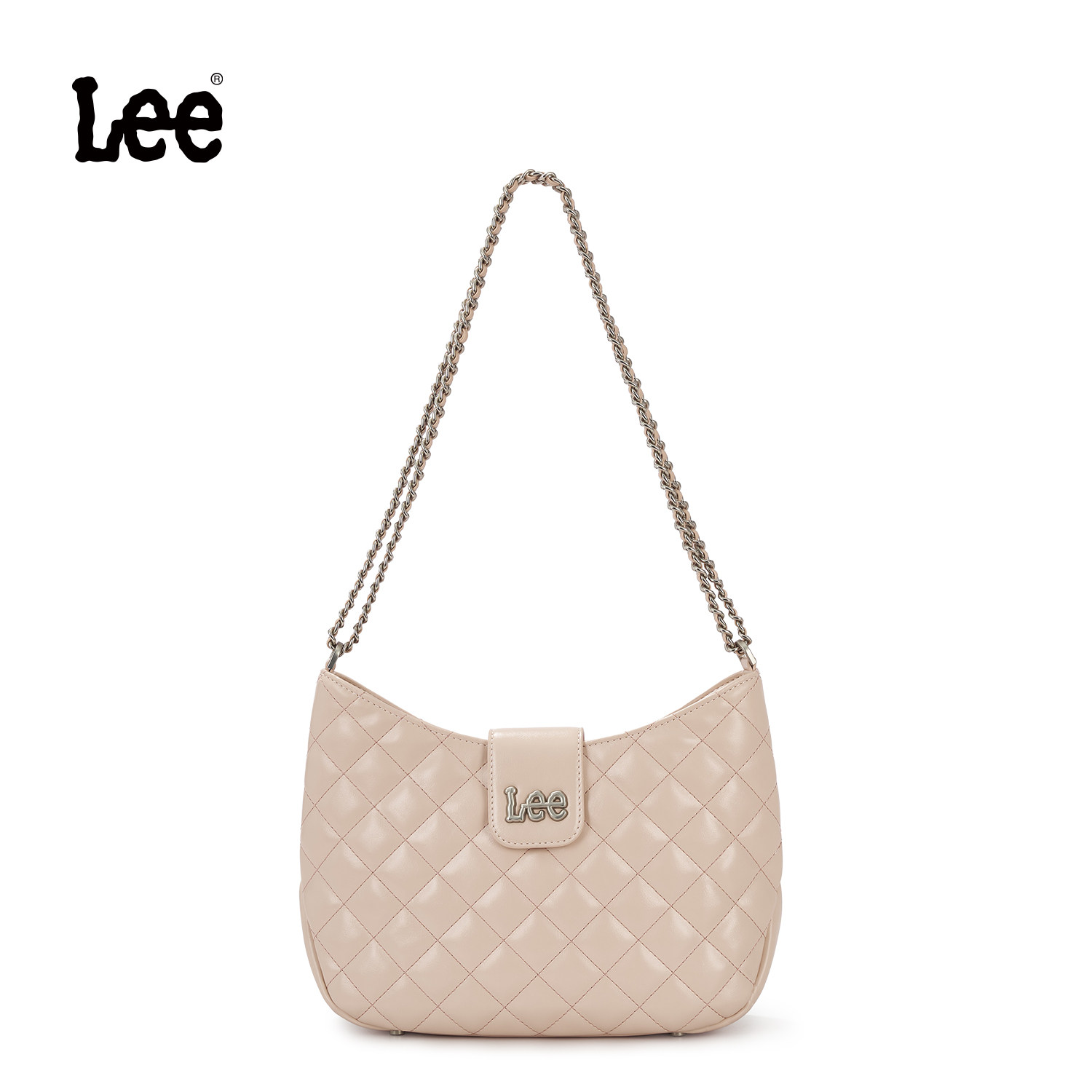 Lee官方新款菱格托特包女小香风亮面单肩斜挎包时尚百搭链条包包,淘宝优惠券,粉丝福利购,淘宝优惠卷