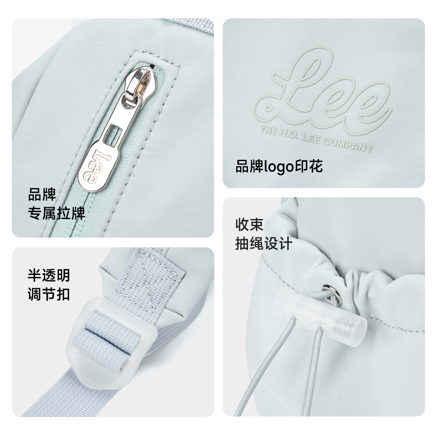 Lee轻便抽绳双肩包女2025新款出行户外旅行小背包时尚百搭通勤包,淘宝优惠券,粉丝福利购,淘宝优惠卷