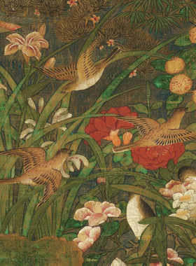 陈琳葫芦花瓶岁朝琳琅图复古书画