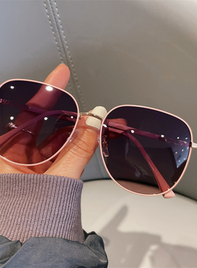 日本品质新款高清偏光太阳镜女防紫外线大框墨镜高级感眼镜可配近