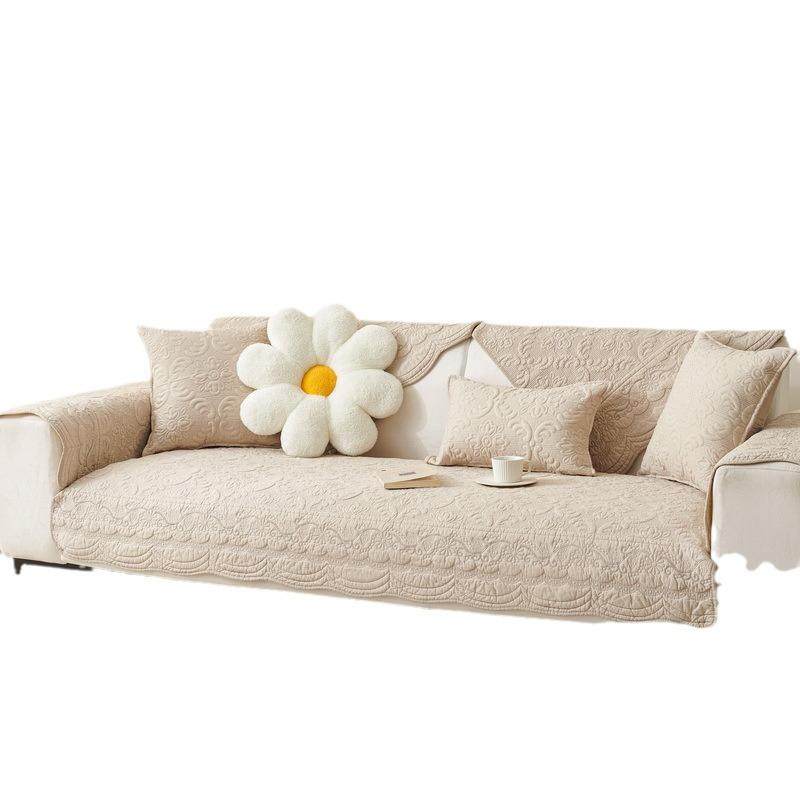 新款全棉沙发垫四季通用防滑纯棉2026韩式田园坐垫盖布沙发套罩巾,淘宝优惠券,粉丝福利购,淘宝优惠卷