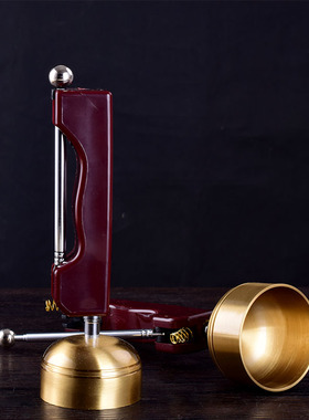 热销供佛自动引庆铜罄手摇铜铃佛会用具日式铜罄铜钵挡子摆件铜擦