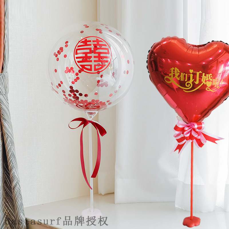 推荐Wedding decoration wedding room decoration balloon table - 图1