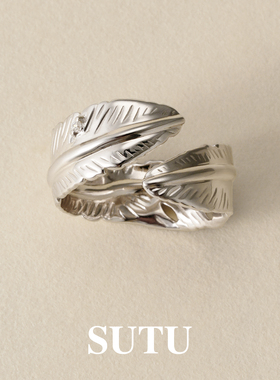 素图女925银简约气质戒指高级感