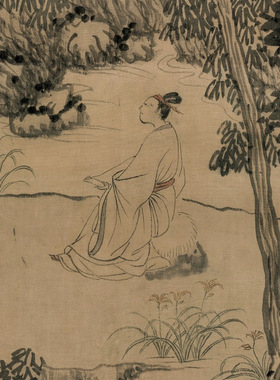 沈周寿陆母八十上水复古字书国画