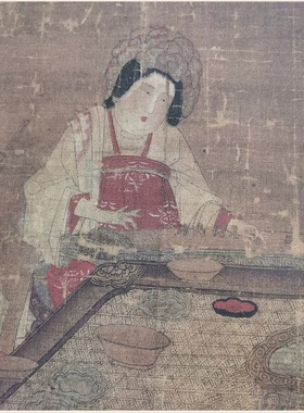 周文矩宫乐图复古书画人物仕女