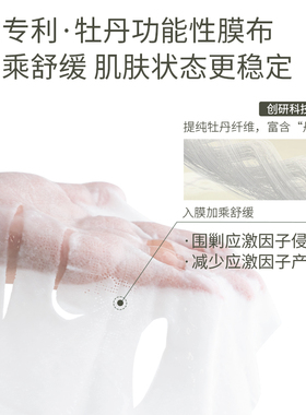 晓美 白桦树多效舒润乳液面膜舒缓修护补水提亮改善黄皮7片装