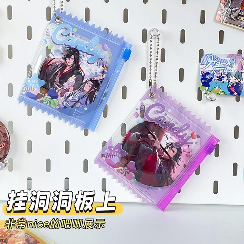 吧唧糖果袋动漫周边徽章收纳展示痛包学生二次元挂件谷子保护卡套 - 图1