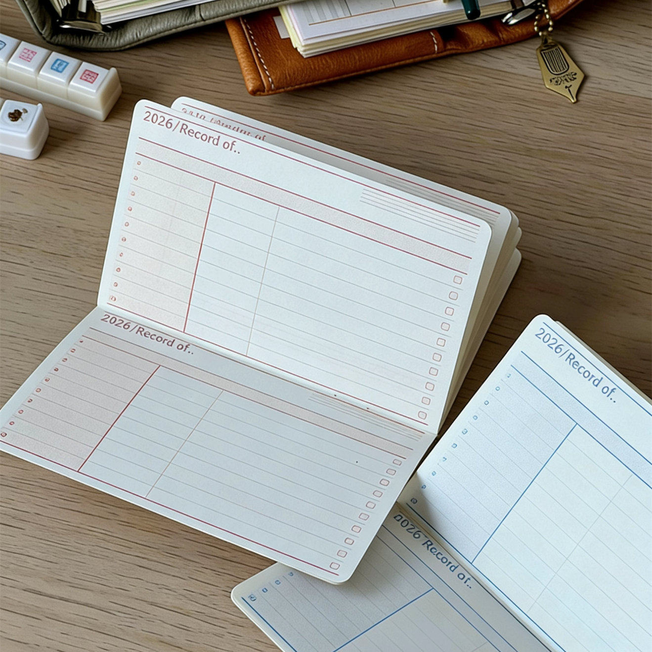 2026年新款迷你存折月历本便携自律打卡手帐日程计划笔记本手账本,淘宝优惠券,粉丝福利购,淘宝优惠卷