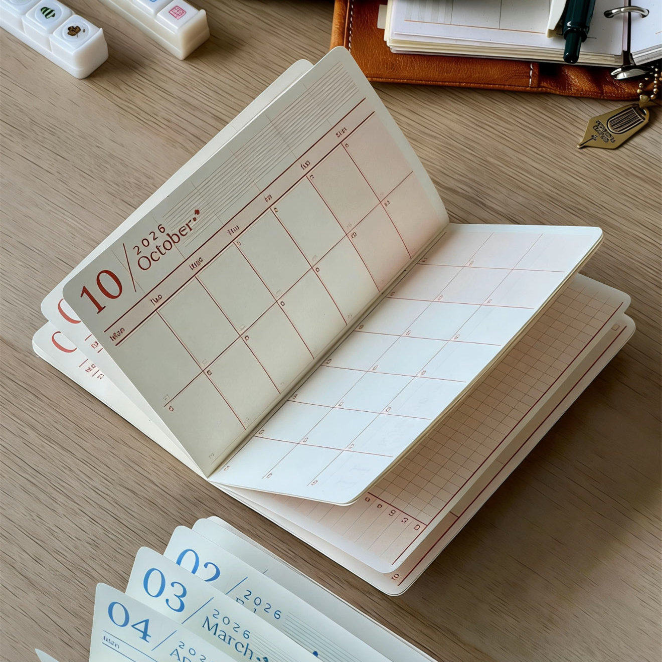 2026年新款迷你存折月历本便携自律打卡手帐日程计划笔记本手账本,淘宝优惠券,粉丝福利购,淘宝优惠卷