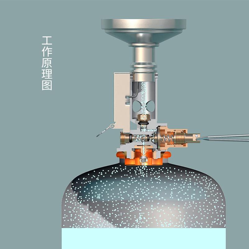 柯曼户外炫峰稳压输出一体气炉电子打火炉具露营野炊炉子烧水炉头 - 图2