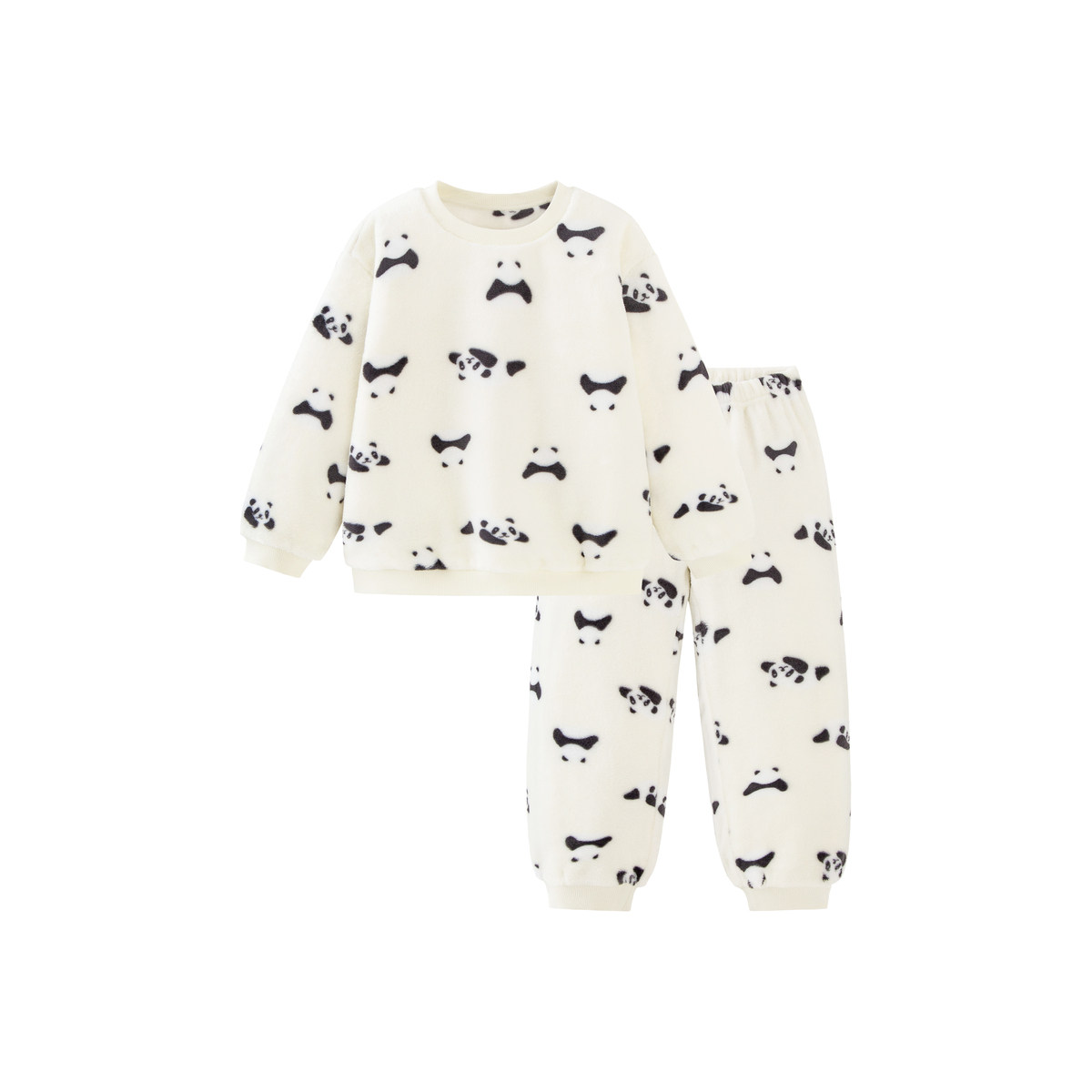 迷你巴拉巴拉冬季儿童双面绒家居服宝宝男童女童保暖厚款睡衣套装,淘宝优惠券,粉丝福利购,淘宝优惠卷