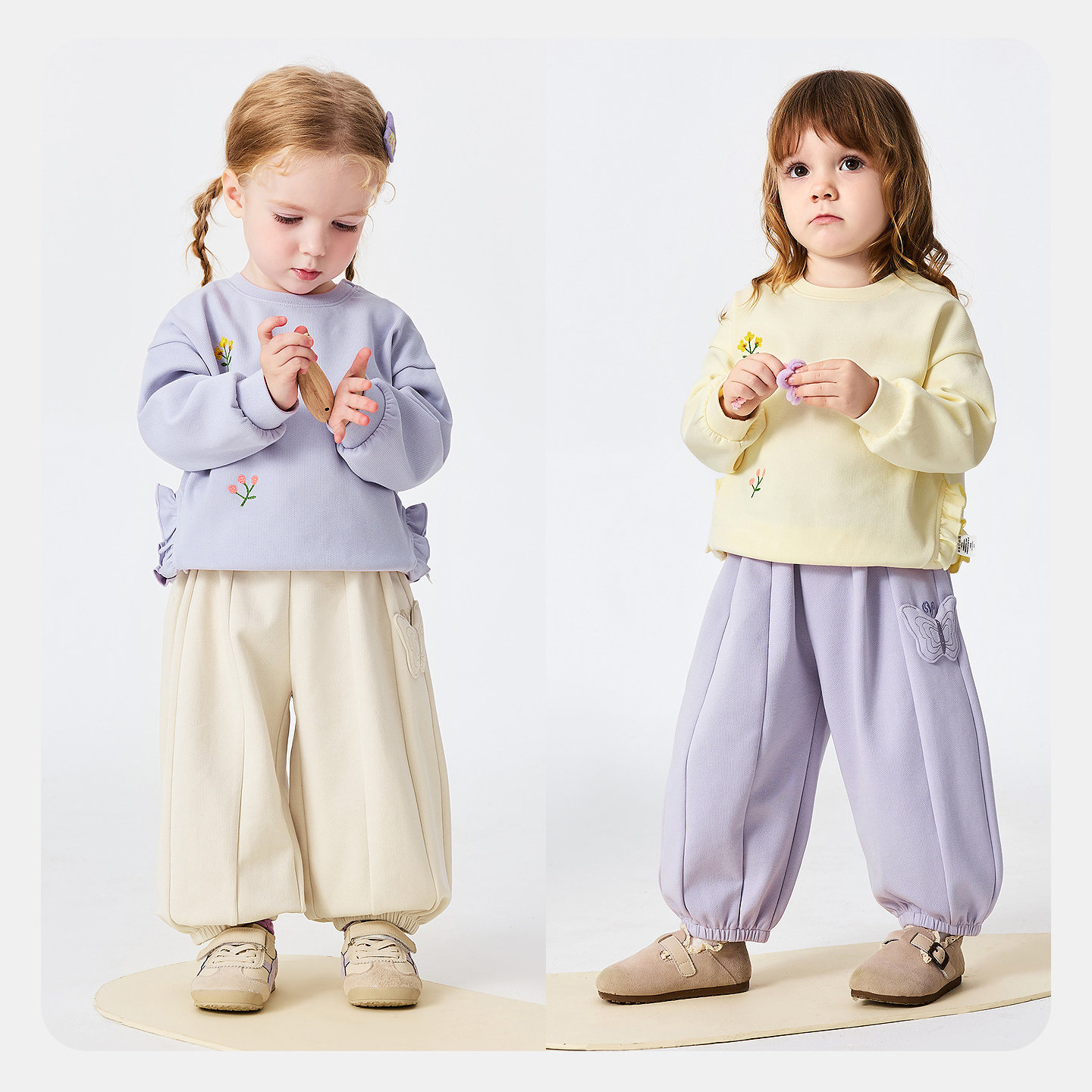 迷你巴拉巴拉女童宝宝长裤春季新品软糯亲肤轻盈蝴蝶萌趣可爱裤子,淘宝优惠券,粉丝福利购,淘宝优惠卷