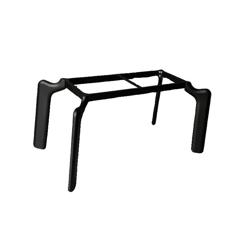 意式岩板餐桌腿支架新款碳素钢大象腿桌架实木大理石桌面支撑脚架 - 图3