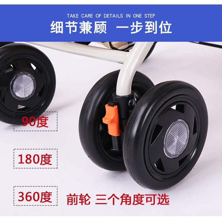 61K3老人购物车可坐老年手推车折叠买菜小拉车便携助行车四轮带座 - 图2