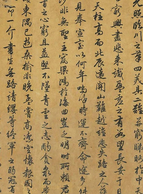 赵孟頫行楷滕王阁序复古书法字画