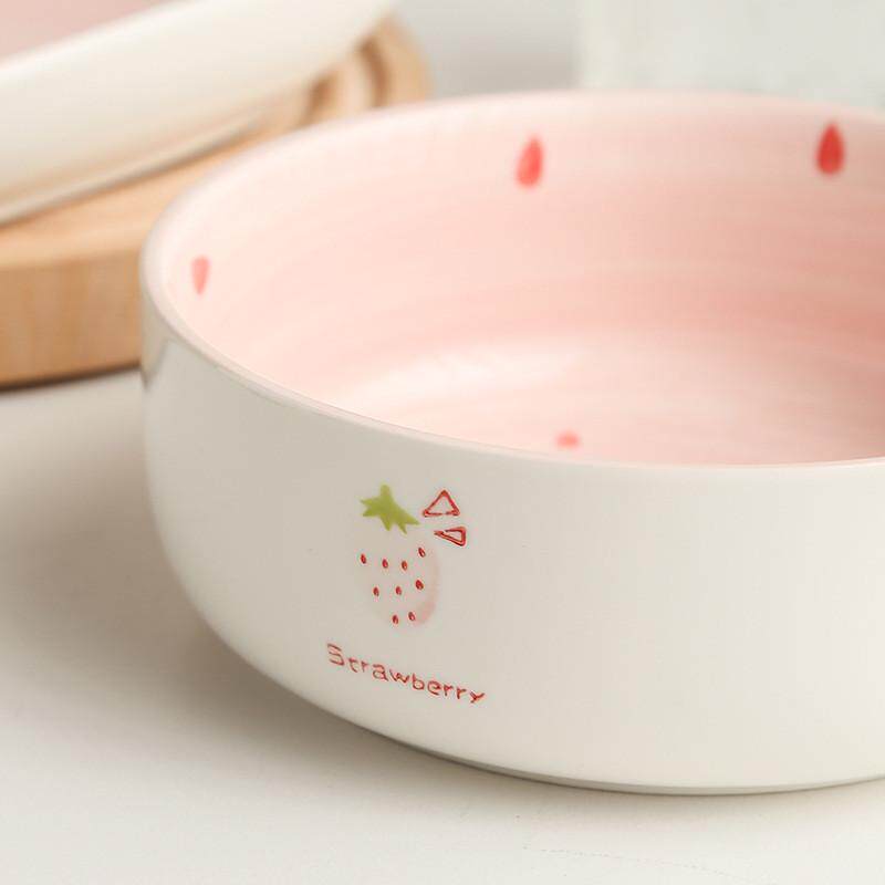 【2个套装】手柄碗盘子家用陶瓷菜盘烤箱牛排西餐盘面饭碗沙拉碗