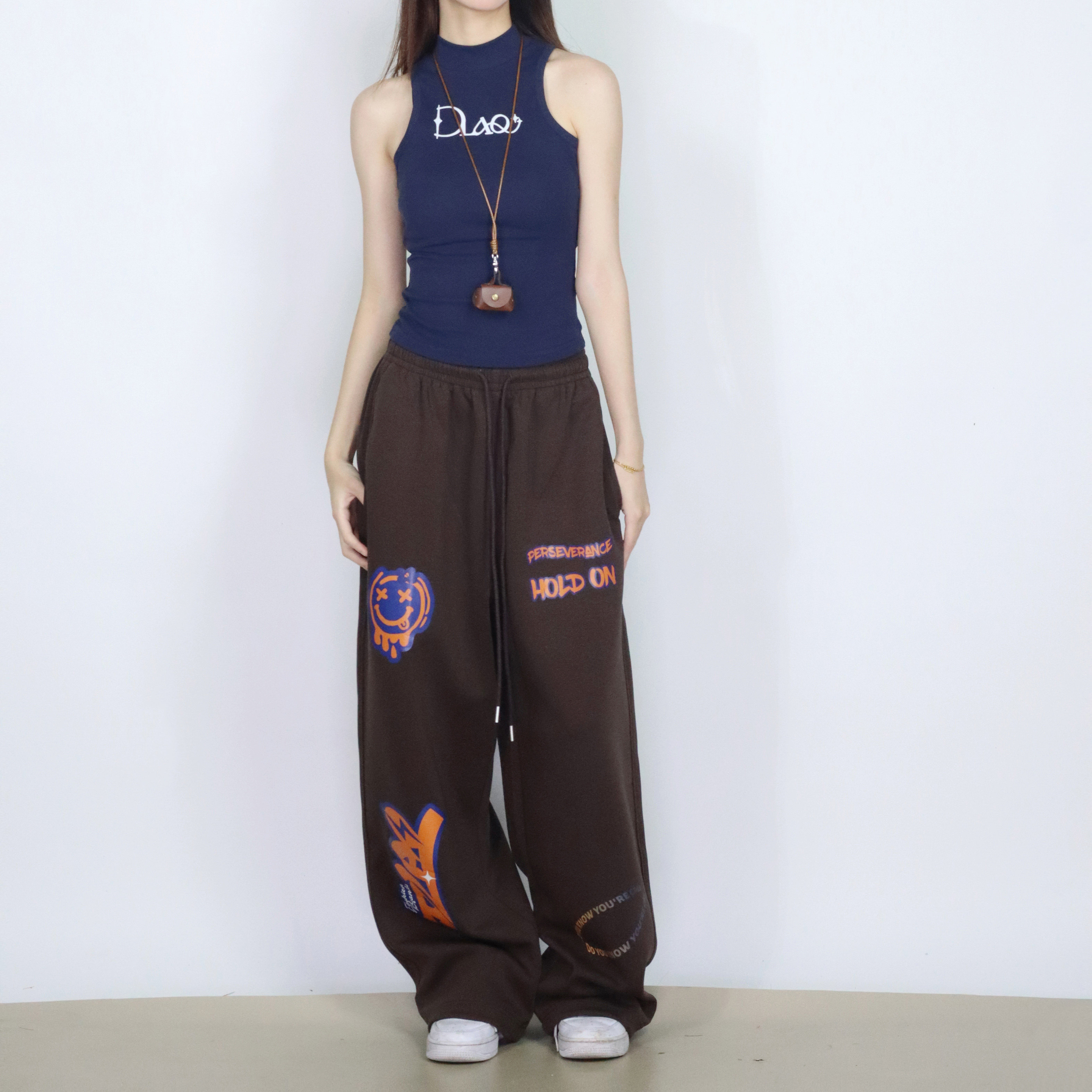 大佬街舞潮牌原创涂鸦运动裤卫裤显瘦宽松美式嘻哈爵士舞街头0685,淘宝优惠券,粉丝福利购,淘宝优惠卷