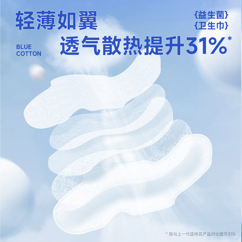 【任选5件】蓝棉花医护级益生菌卫生巾护垫安睡裤官方旗舰日夜用