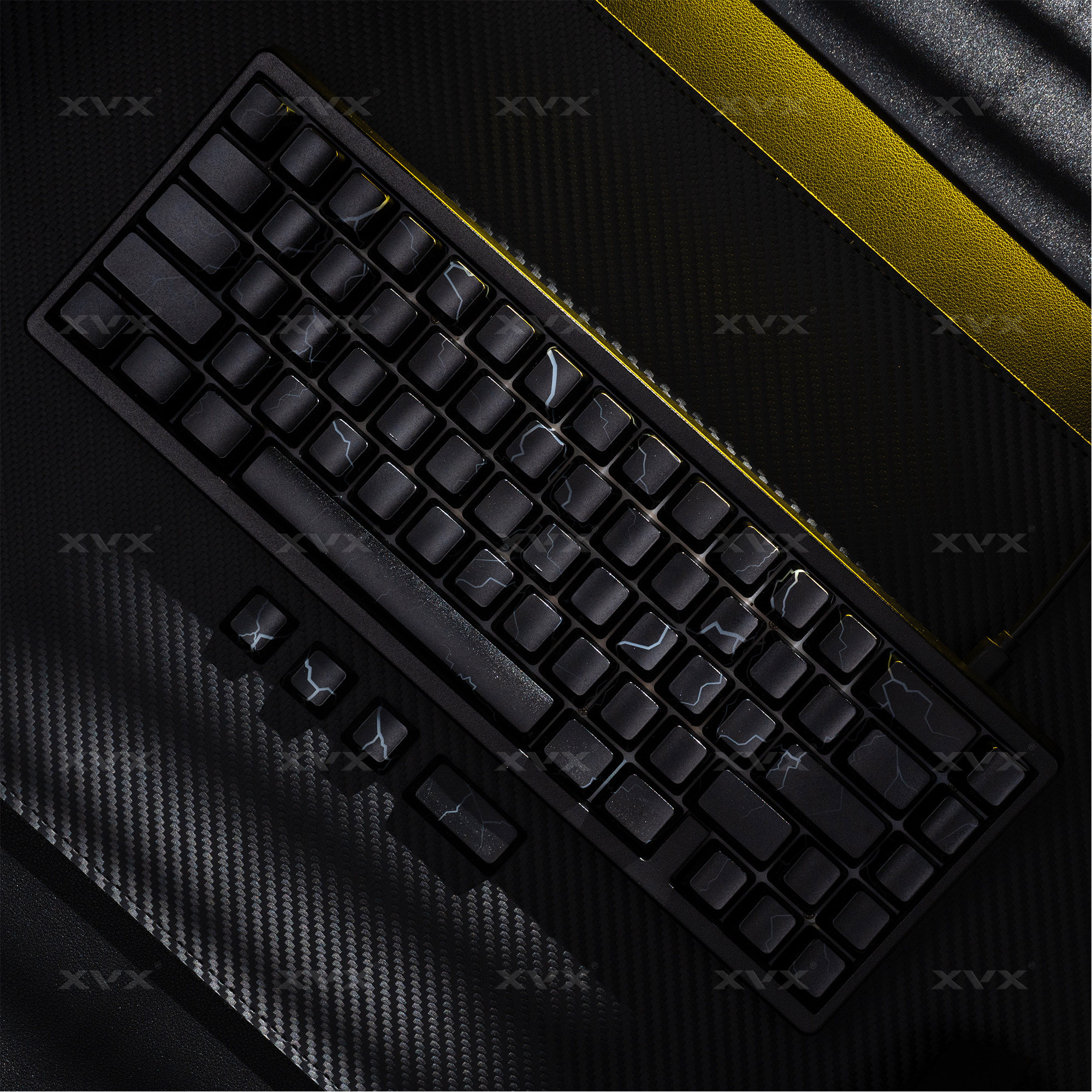XVX 闪电纹2.0键帽IMD工艺侧刻图案透光客制化机械键盘帽woting60,淘宝优惠券,粉丝福利购,淘宝优惠卷