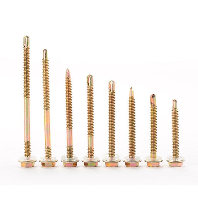 外六角钻尾螺钉，彩钢瓦螺钉，燕尾螺钉，自钻自攻钻尾螺钉4.8mm - 图3