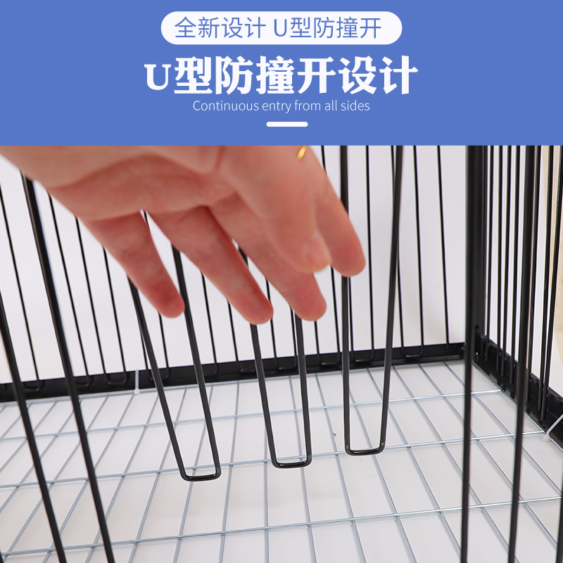 天落笼新款鸽子笼加密鸽子活络门撞门鸽笼铁笼跳笼室外自动门神器