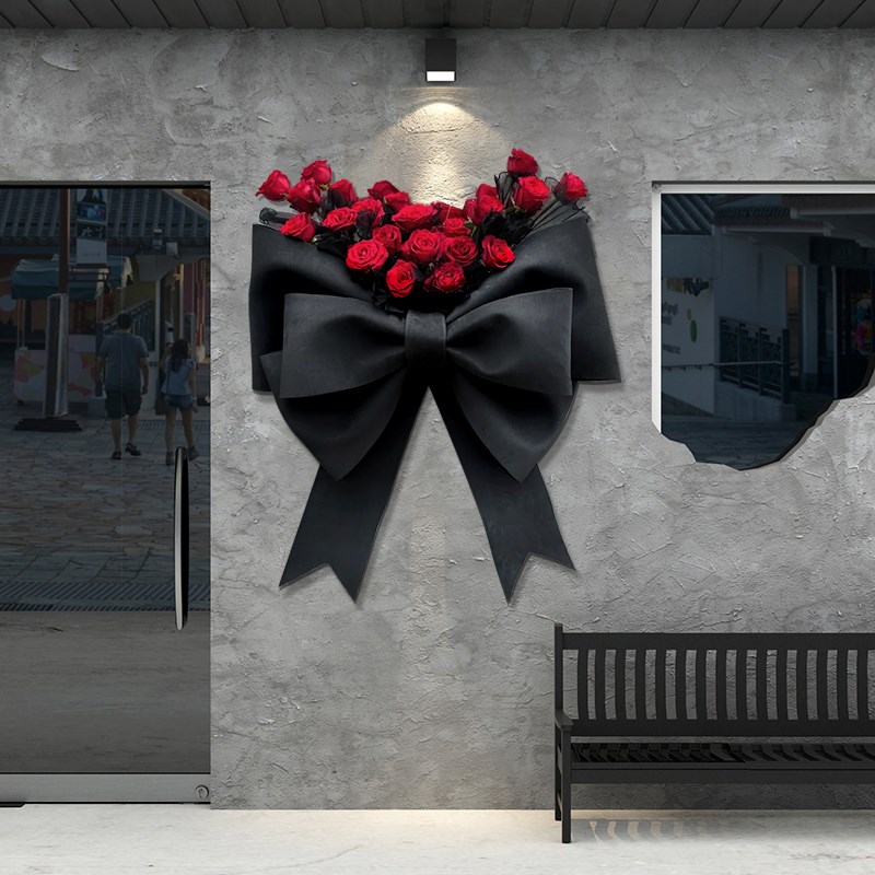 服装店装饰氛围布置墙面摆件网红拍照区橱窗场背景门口创意吸引人 - 图0