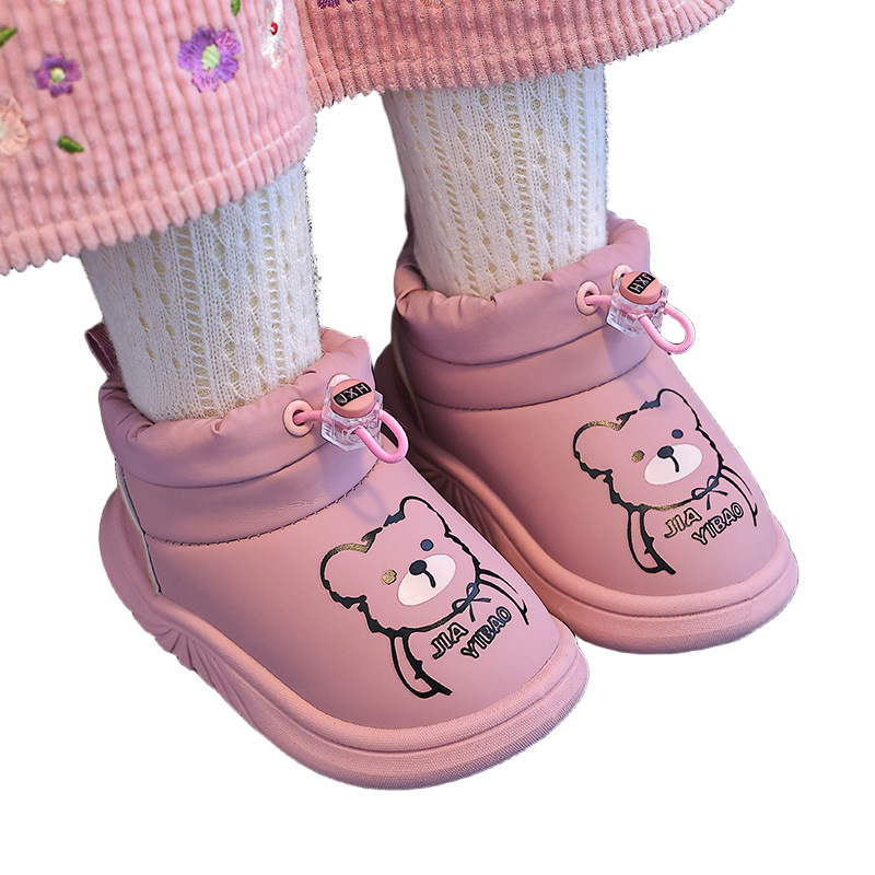 新款卡通雪地靴儿童冬季男女童加保暖软底防滑踩屎感宝宝棉拖鞋冬,淘宝优惠券,粉丝福利购,淘宝优惠卷