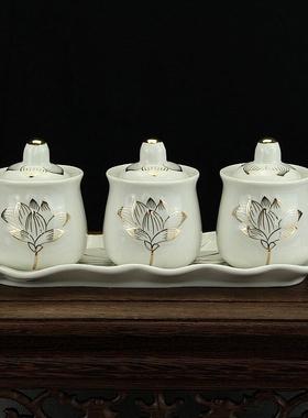 陶瓷供杯佛法僧供水杯观音杯仙家道家水杯三连杯酒杯财神杯大悲水