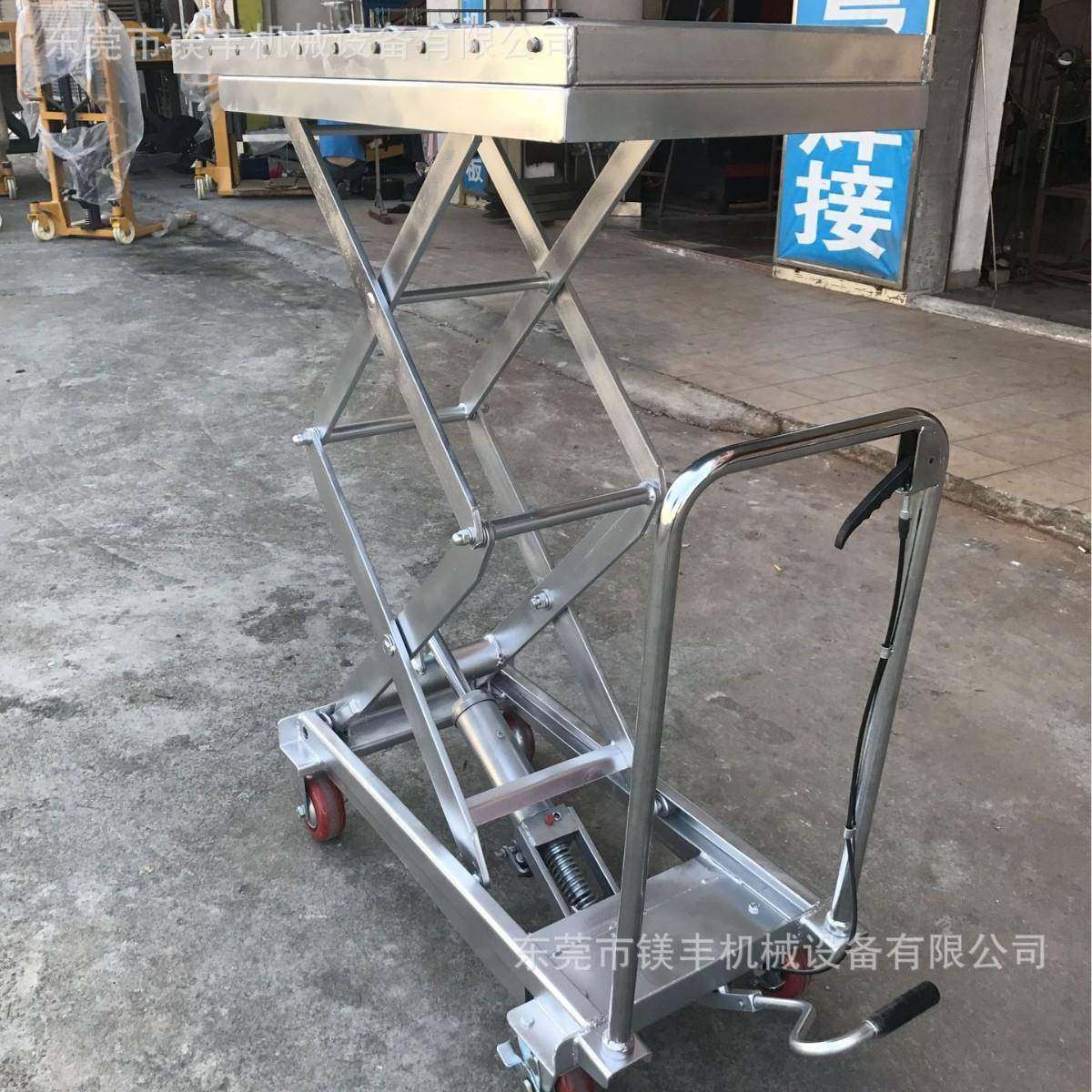 辊筒式平台车上模液压升降推车不锈钢/镀锌手动滚筒模具车,淘宝优惠券,粉丝福利购,淘宝优惠卷