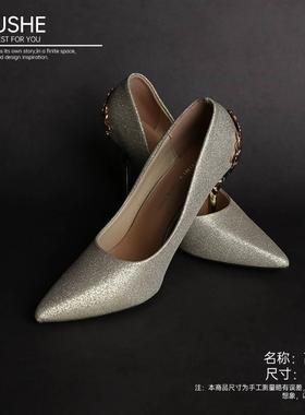 轩富帝爵 样板间衣帽间女士高跟鞋陈列道具摆件样板房软装饰品