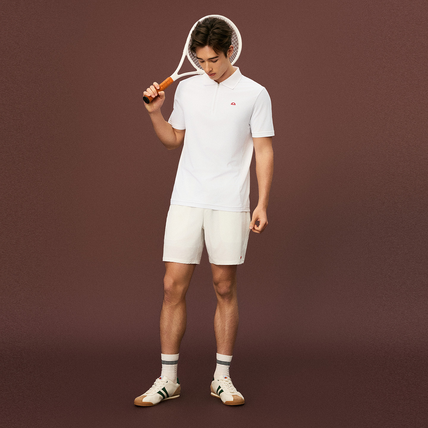 ellesse小贝壳26春新品网球服经典亲肤凉感短袖T恤高尔夫POLO衫男,淘宝优惠券,粉丝福利购,淘宝优惠卷