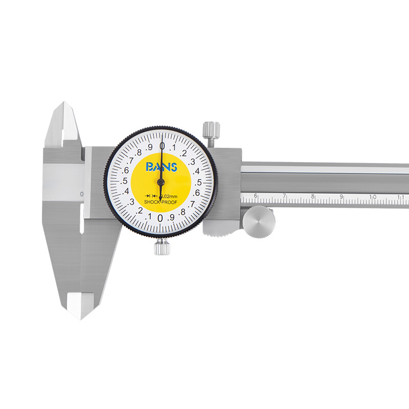 AS不锈钢防震带表卡尺0-150-200-300mm工业级车间代表游尺 - 图3