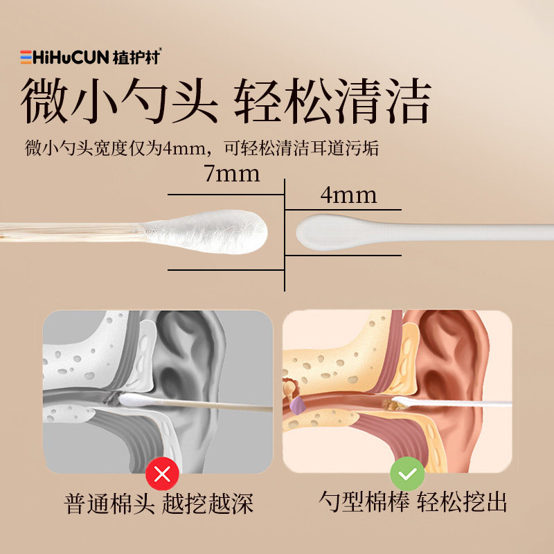 棉签掏耳朵油耳朵专用吸油棉棒双头不掉毛挖耳勺螺旋头按摩一次性,淘宝优惠券,粉丝福利购,淘宝优惠卷