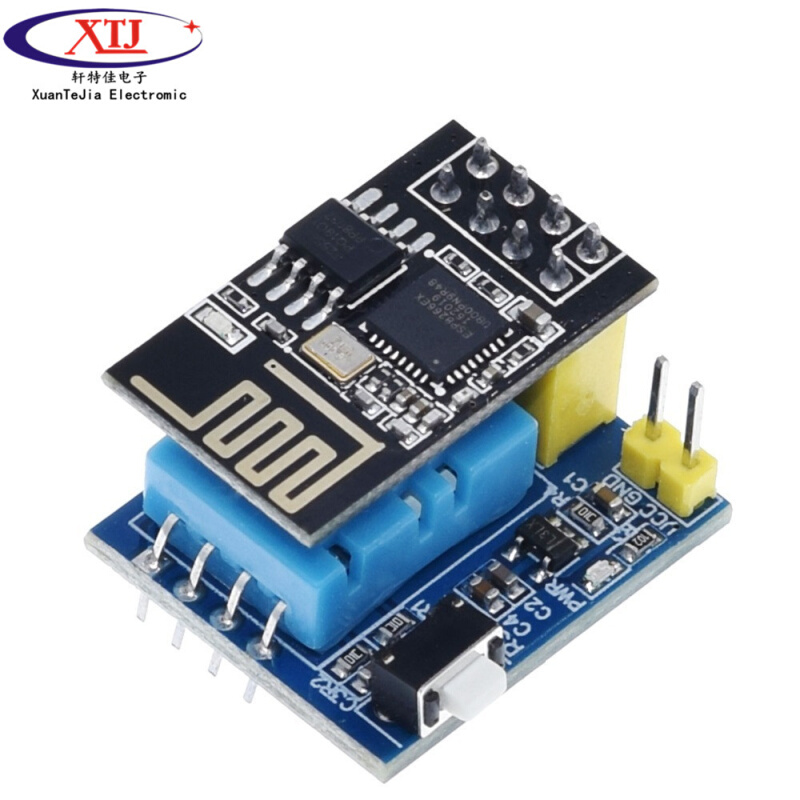 。ESP8266 ESP-01 ESP-01S DHT11/ 温湿度WiFi节点 含无线模块 - 图2