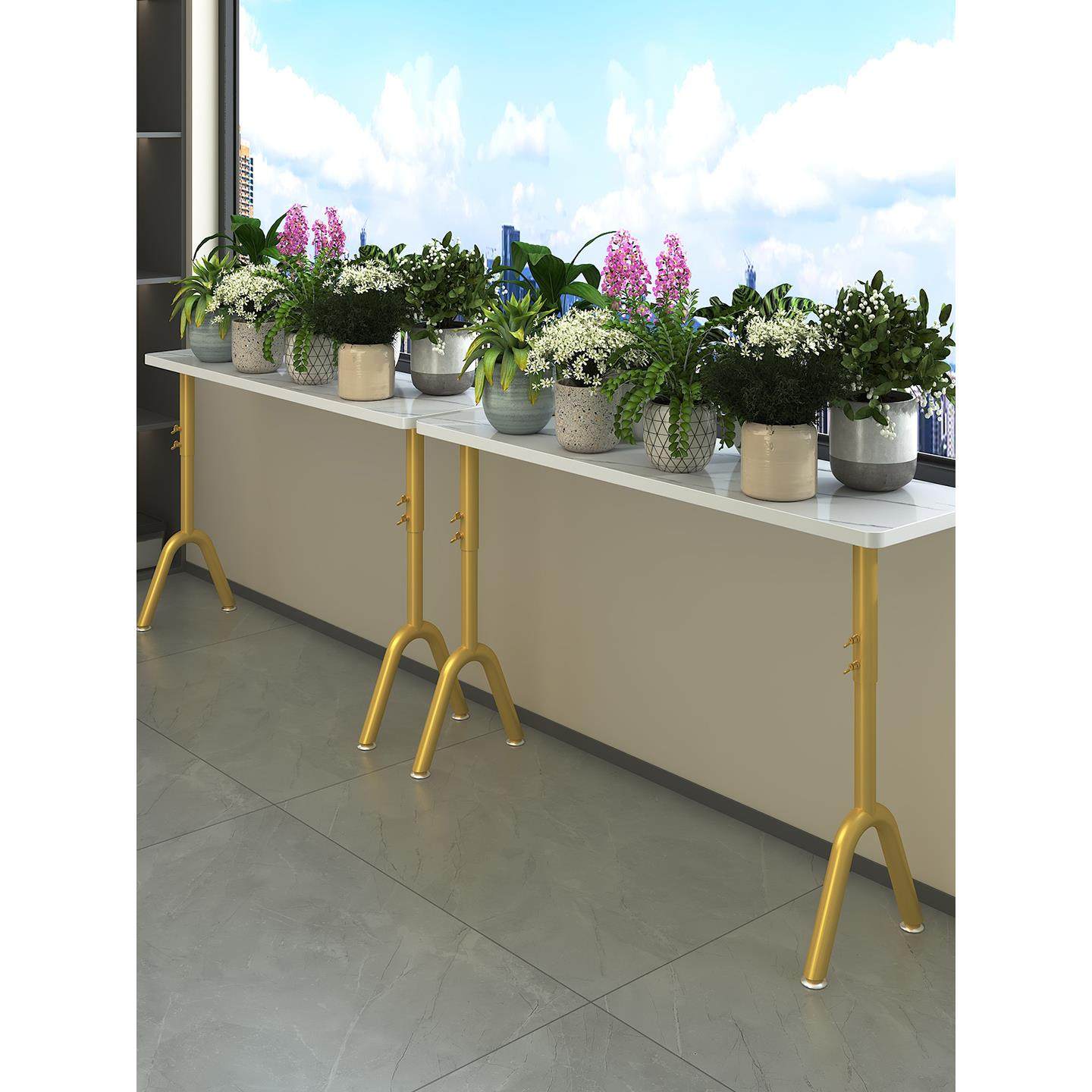 阳台窗台沿加宽花架落地式延伸板置物架定制台面扩展花盆架子神器,淘宝优惠券,粉丝福利购,淘宝优惠卷