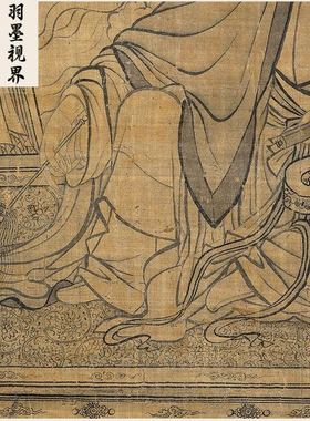 高清复刻北宋李公麟维摩居士像国