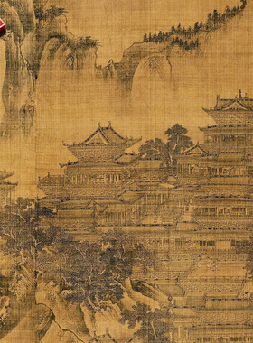 郭忠恕明皇避暑宫图宋代古代山水